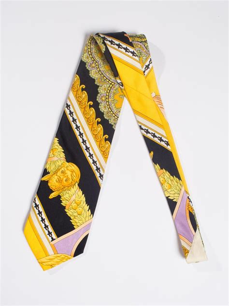 purple versace tie|vintage gianni Versace tie.